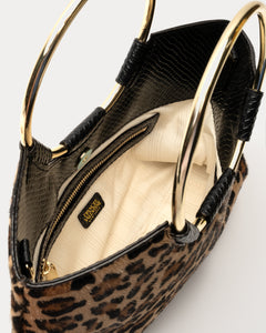 Ringo Bag Leopard Haircalf - Frances Valentine