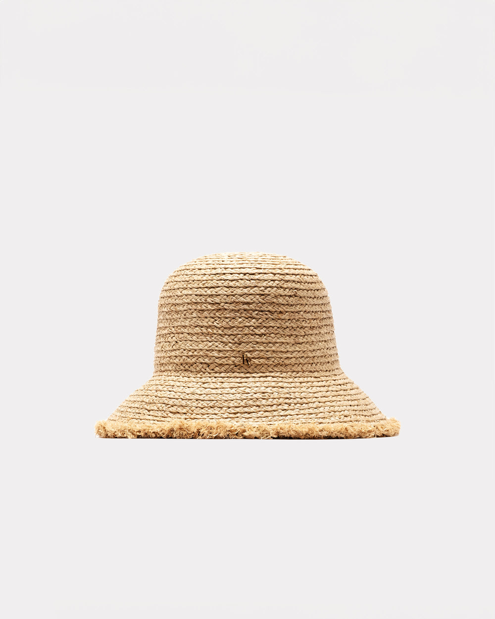 Raffia Frayed Edge Bucket Hat - Frances Valentine