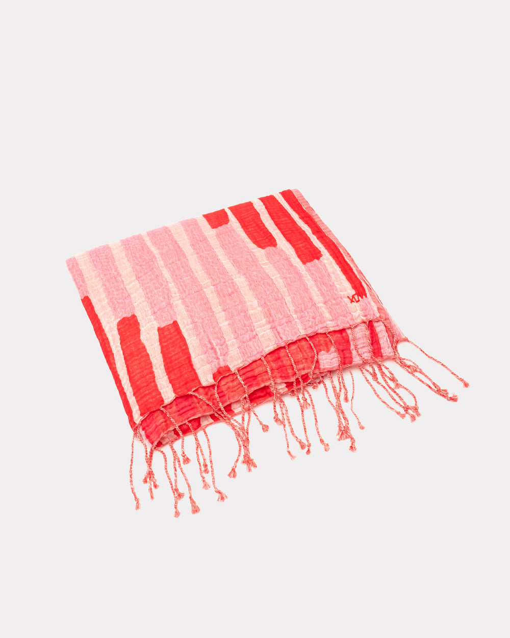 Cotton Blanket Scarf - Matchstick Stripe - Frances Valentine