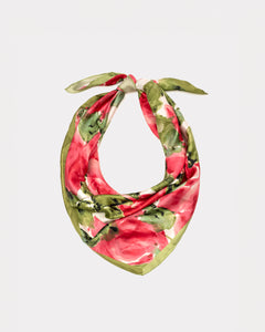Silk Scarf Pretty Peonies 36" - Frances Valentine