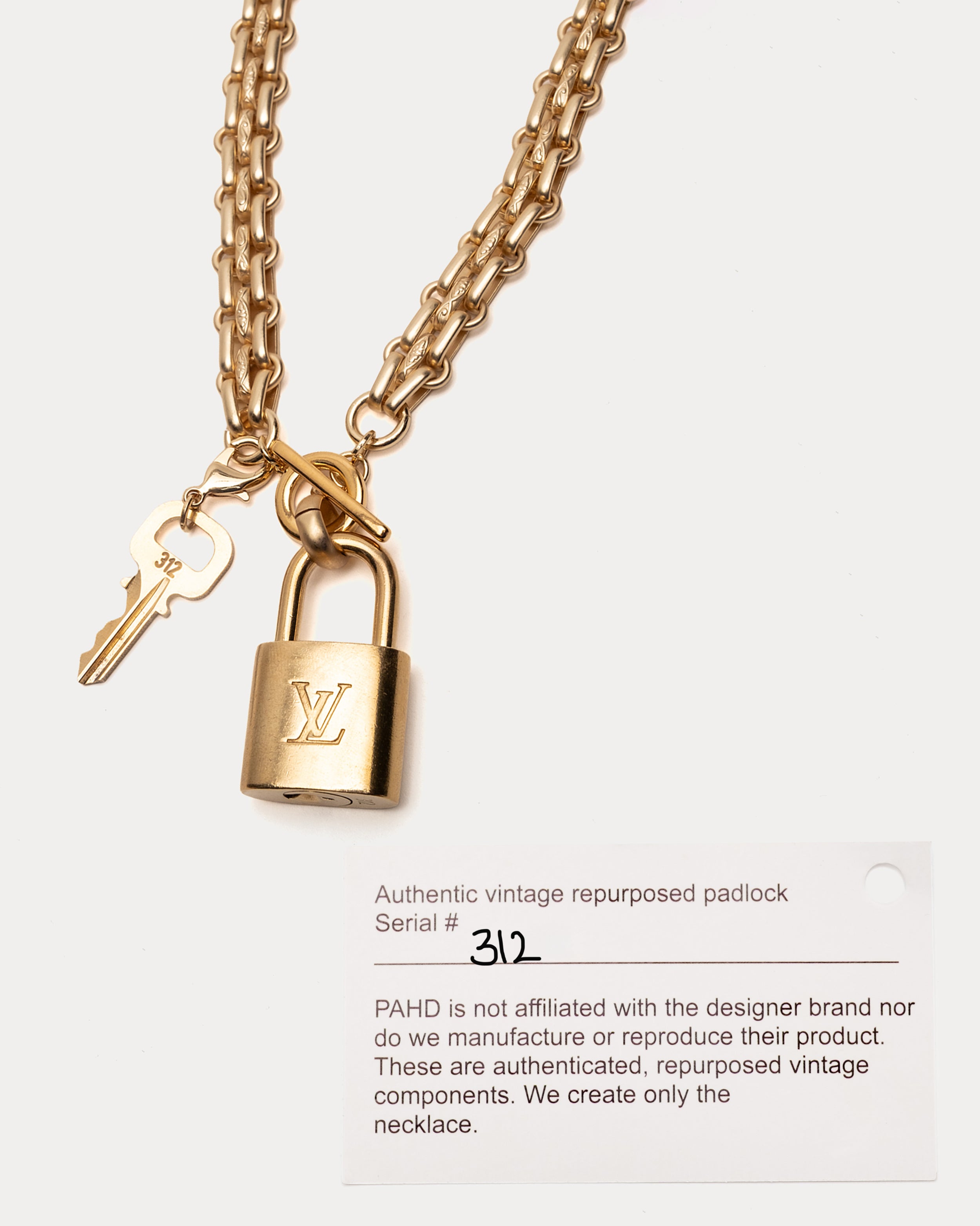 Vintage LV Basket Weave Chain Necklace - Gold – Frances Valentine