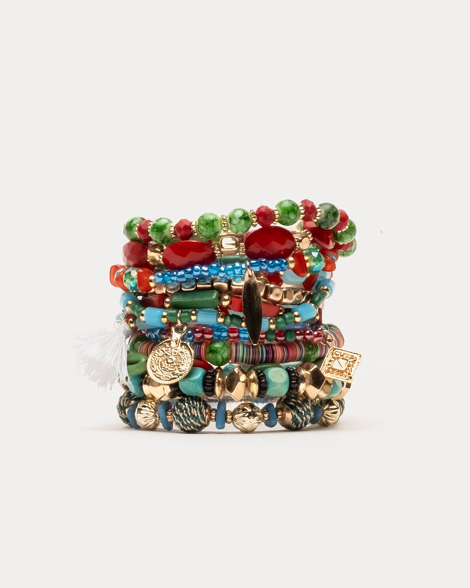 Gotham Beaded Stacked Bracelet