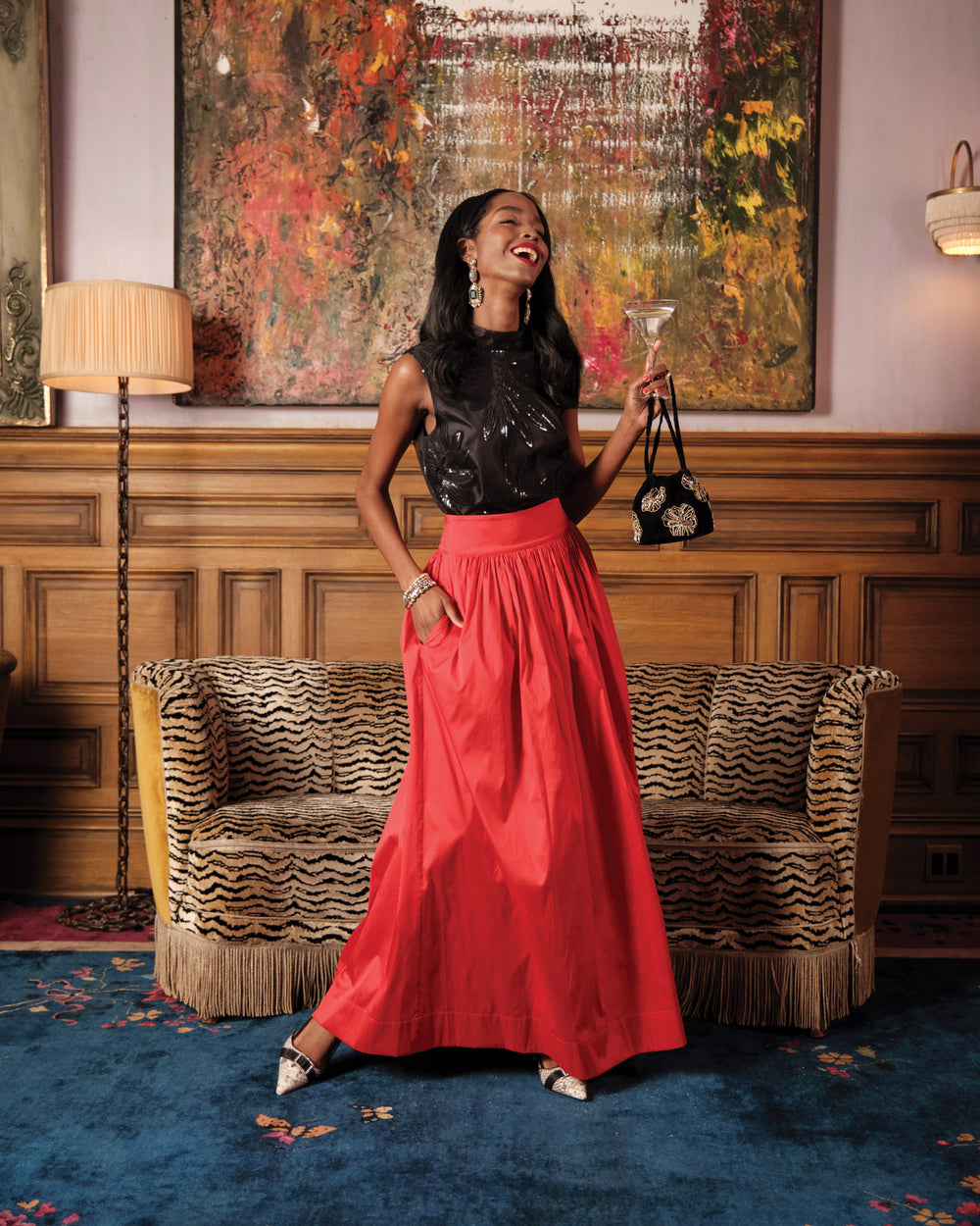 Ball Skirt - Red