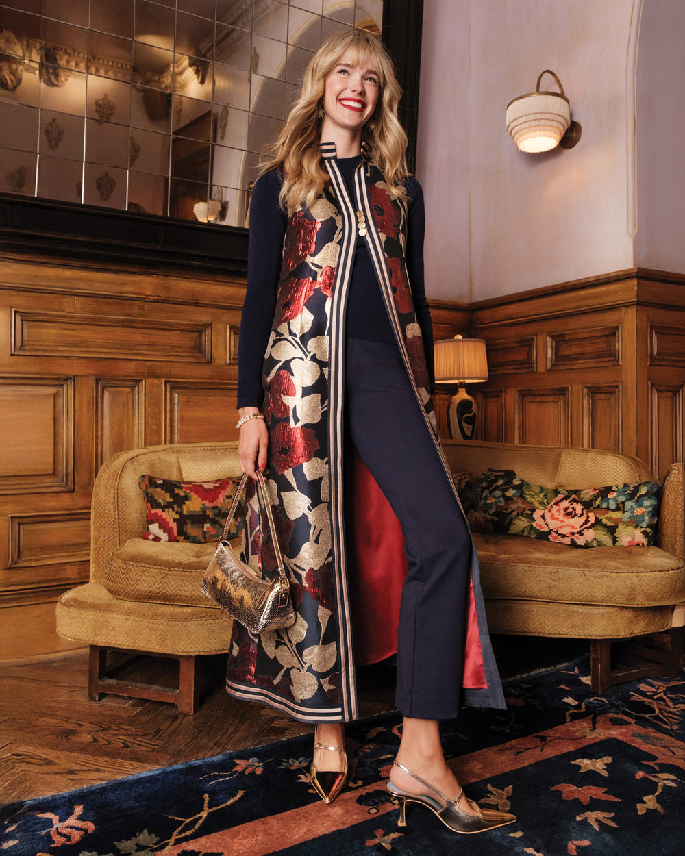 Susie Jacket - Floating Floral Jacquard