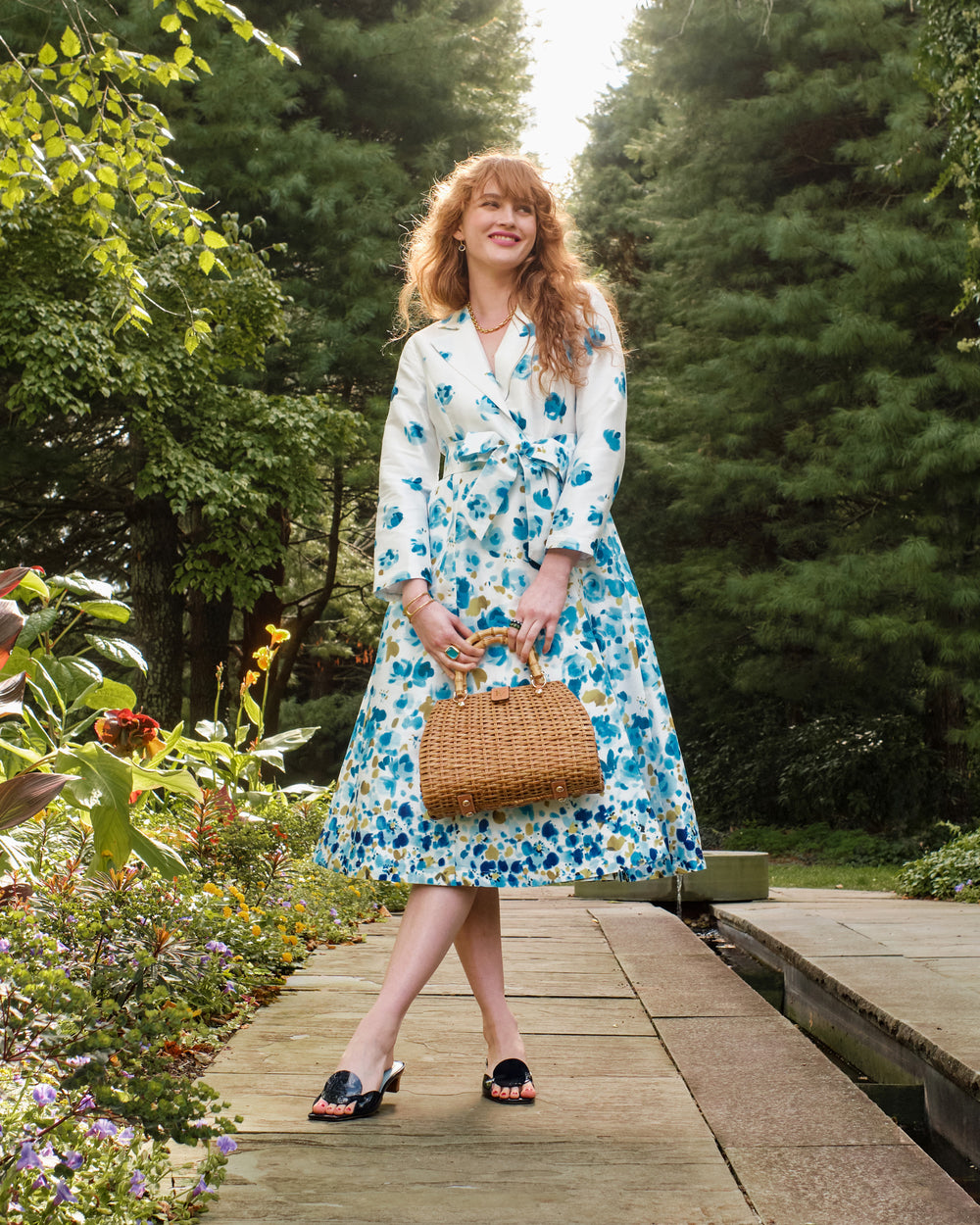 Lucille Wrap Dress - Pocket Full of Posies - Frances Valentine