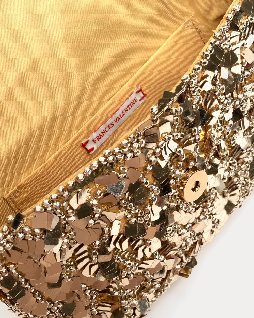 Stardust Sequin Bag - Gold - Frances Valentine