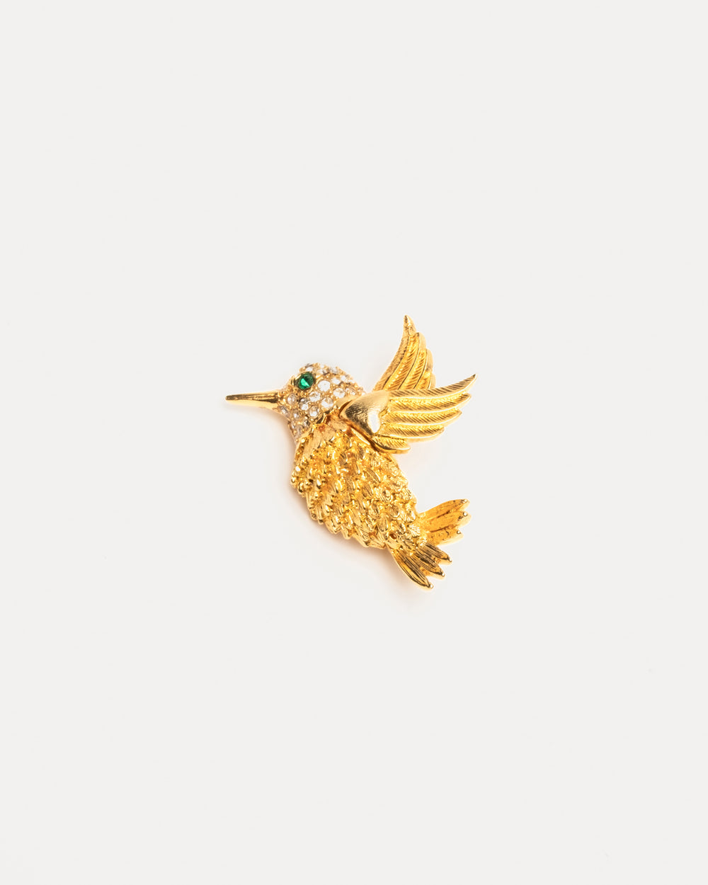 Hummingbird Pin - Gold
