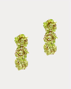 Rocks Cluster Earring Green - Frances Valentine