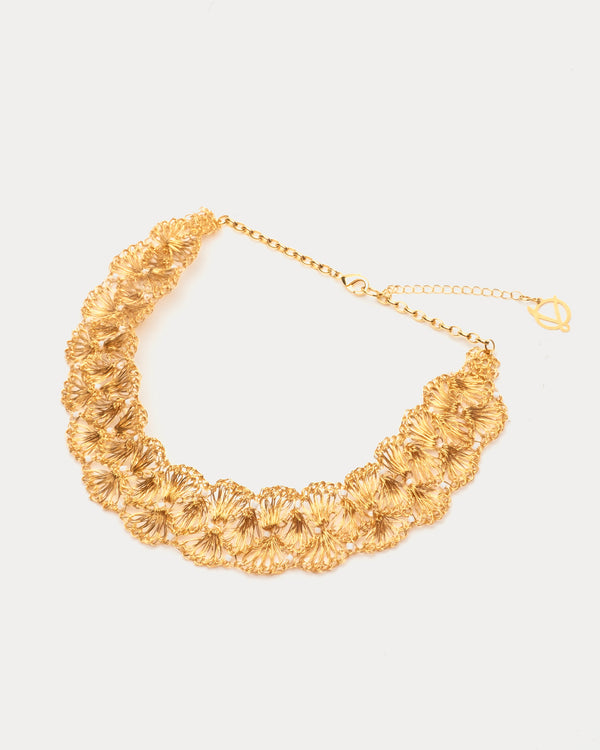Shells Necklace - Pearl Gold - Frances Valentine
