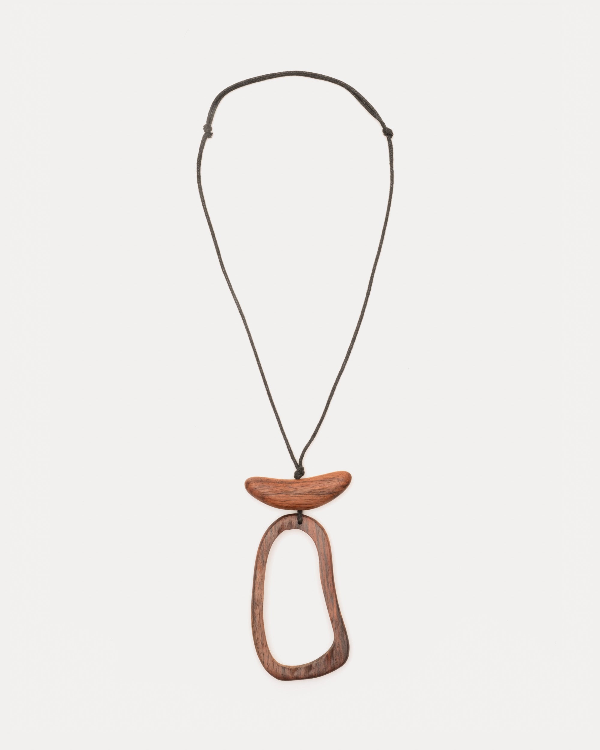 Adli Wood Pendant Brown