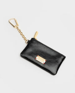 Bitsy Key Pouch Crinkled Leather - Frances Valentine