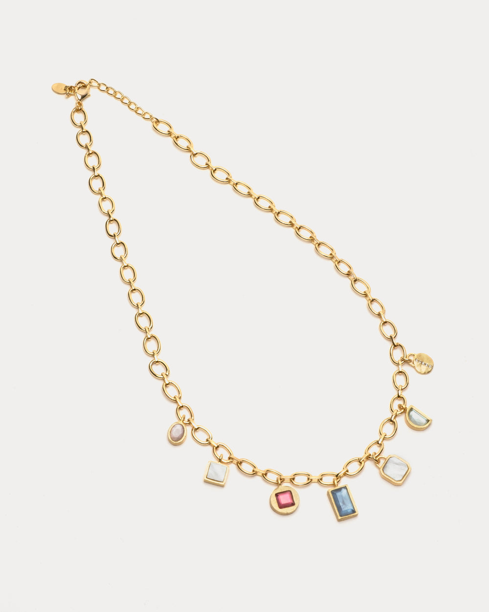 Charm Necklace - Gold/Multi - Frances Valentine