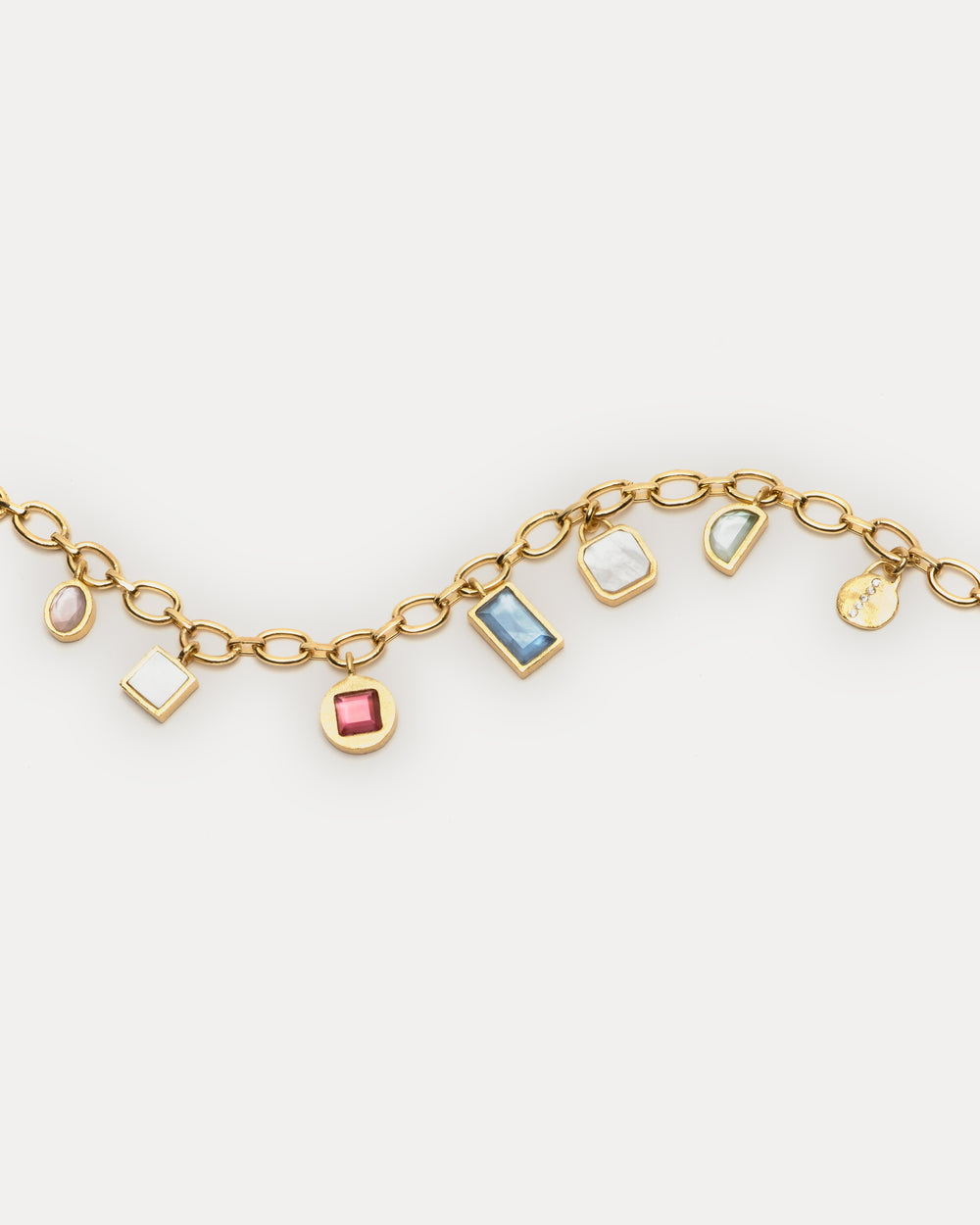 Charm Necklace - Gold/Multi - Frances Valentine