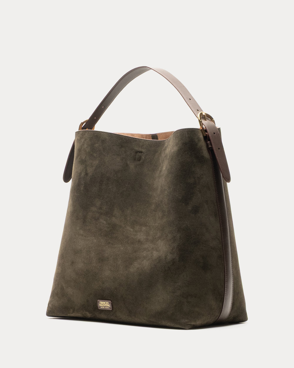 Hunter Suede Hobo - Olive - Frances Valentine