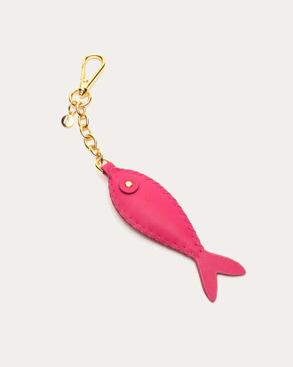 Fishie Charm Keychain - Pink
