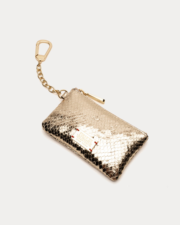 Bitsy Metallic Snake Leather - Gold