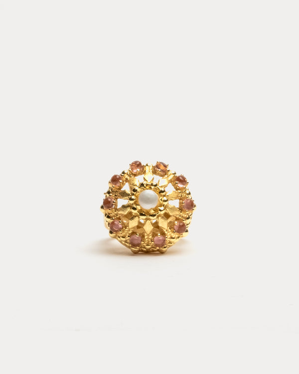 FV Vintage Coral Ring - Pink - Frances Valentine