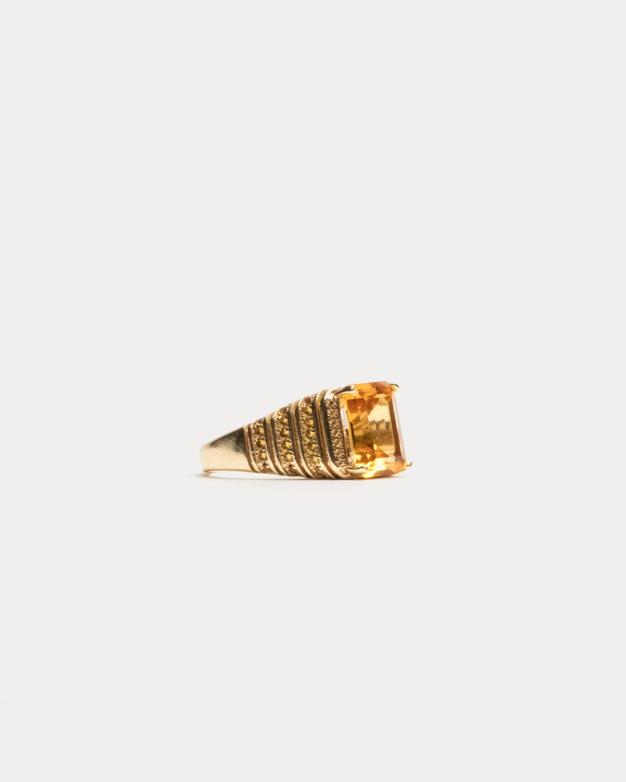 Giorgia Ring Gold Citrine