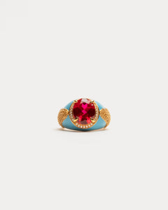 Splendore Ring Turquoise Red - Frances Valentine