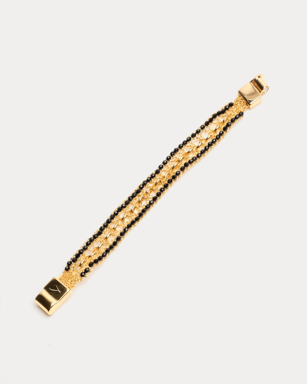 Flux Bracelet - Black Gold - Frances Valentine