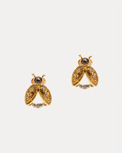 Bee Clip On Earring Clear - Frances Valentine