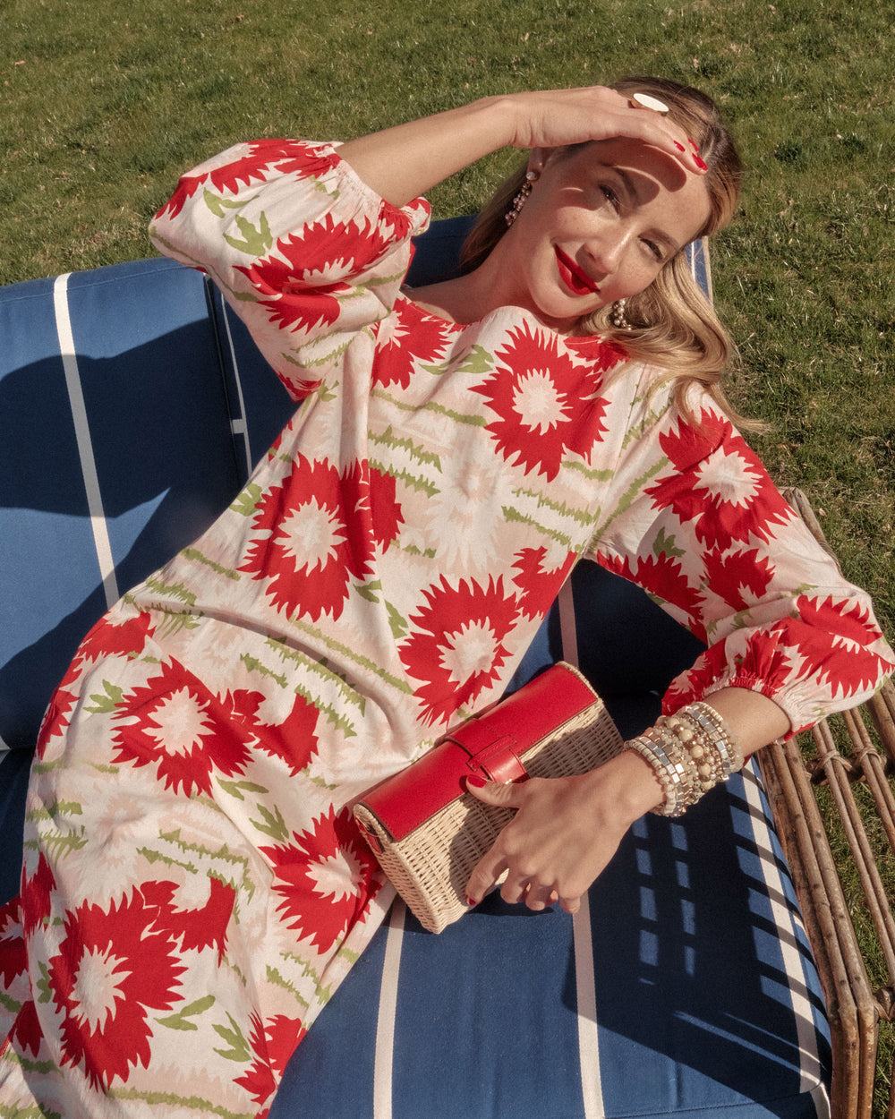 Minnow Maxi Dress - Dahlia Burst
