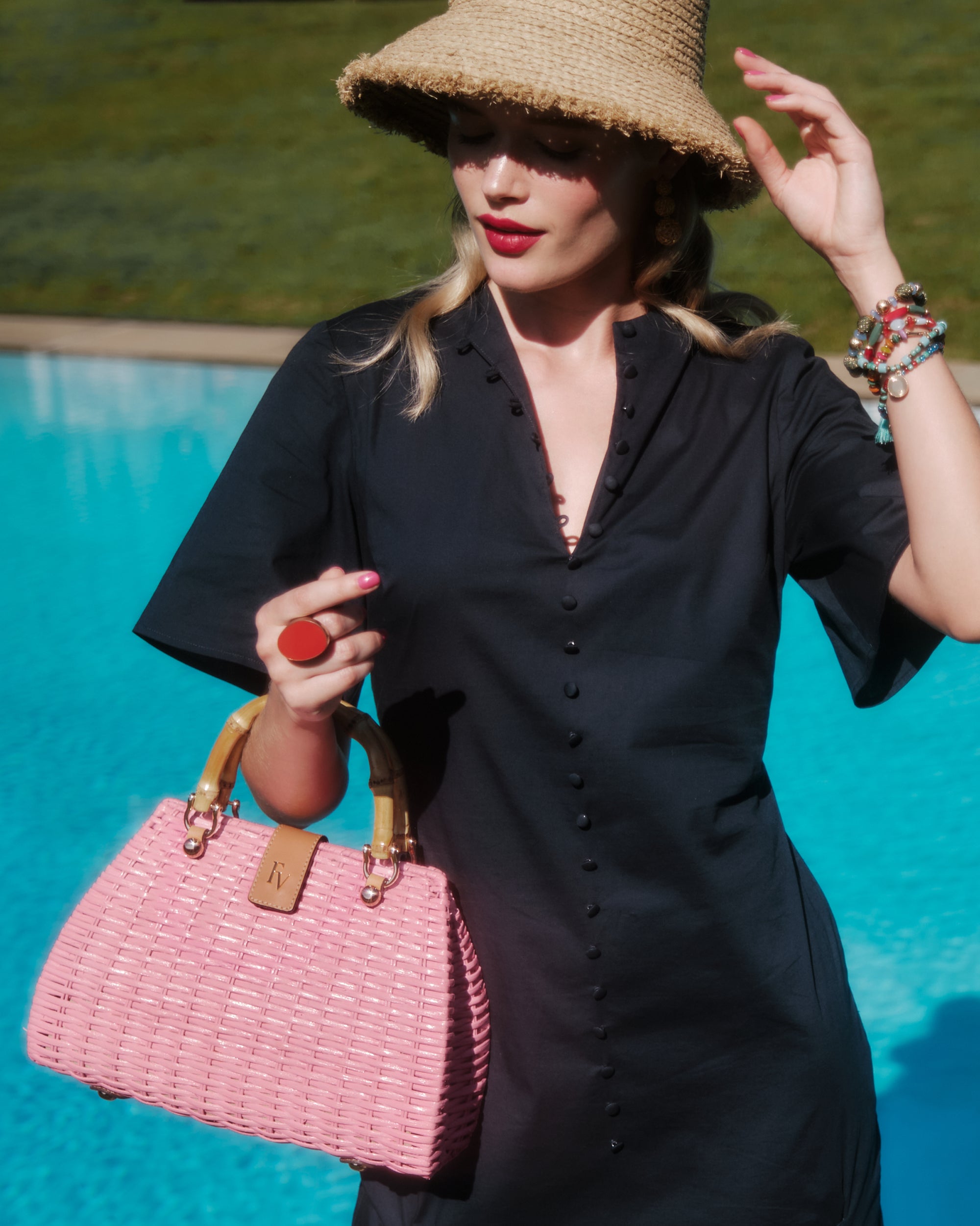 かごバッグ/ストローバッグ FRENCH DOLL Birken Basket Bonjour Coco Brings the Real Handmade Jane Birkin Basket to Market