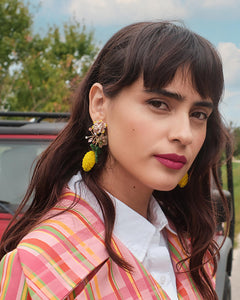 Lemon Earrings - Frances Valentine