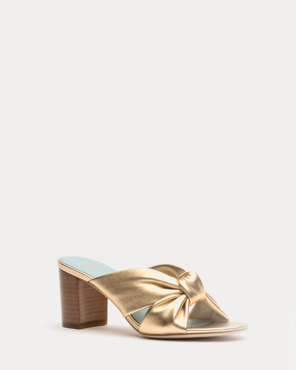 Mollie Slide Heel - Platino - Frances Valentine