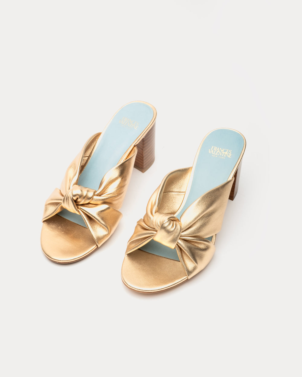 Mollie Slide Heel - Platino - Frances Valentine