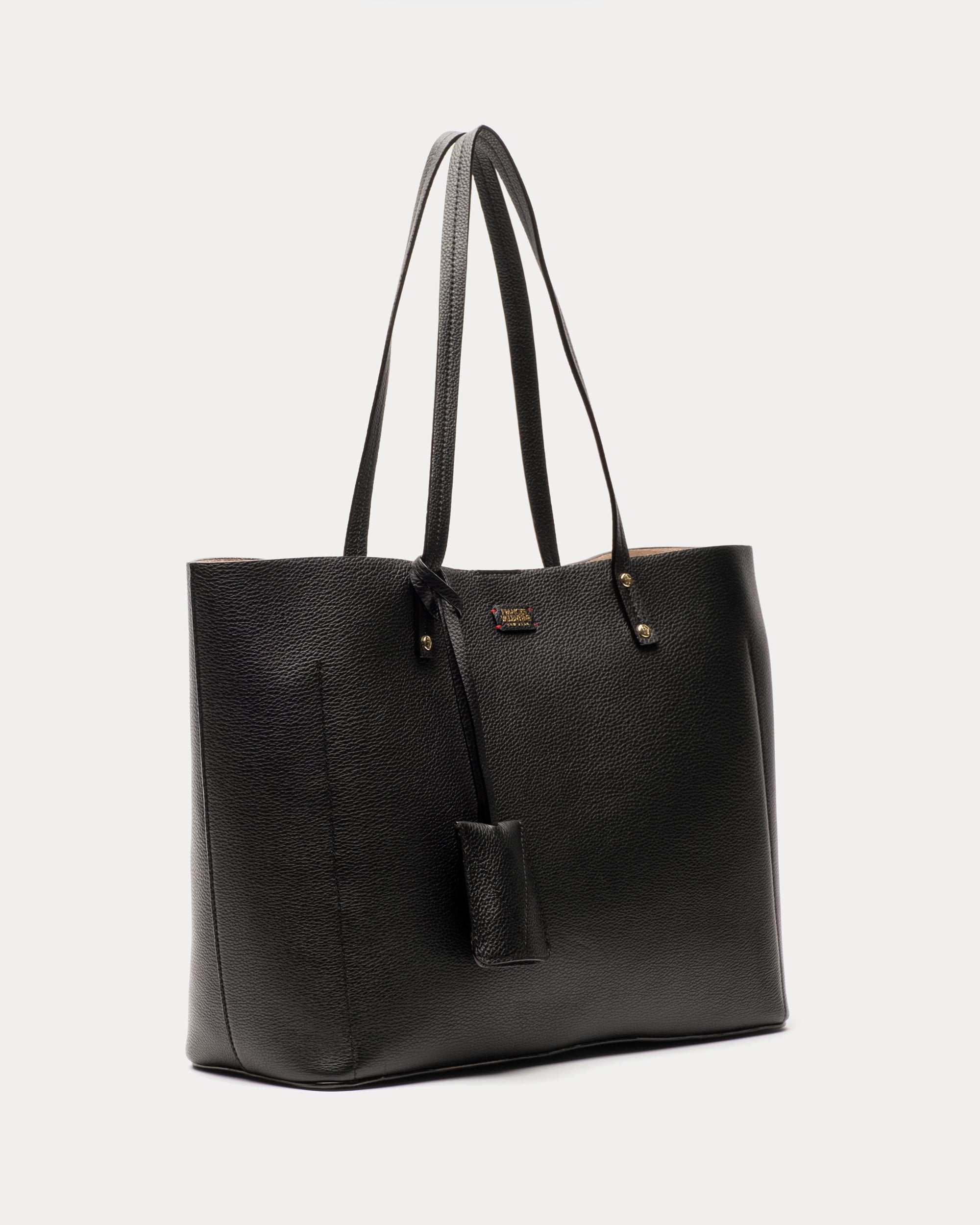 Trixie Tote Tumbled Leather Black