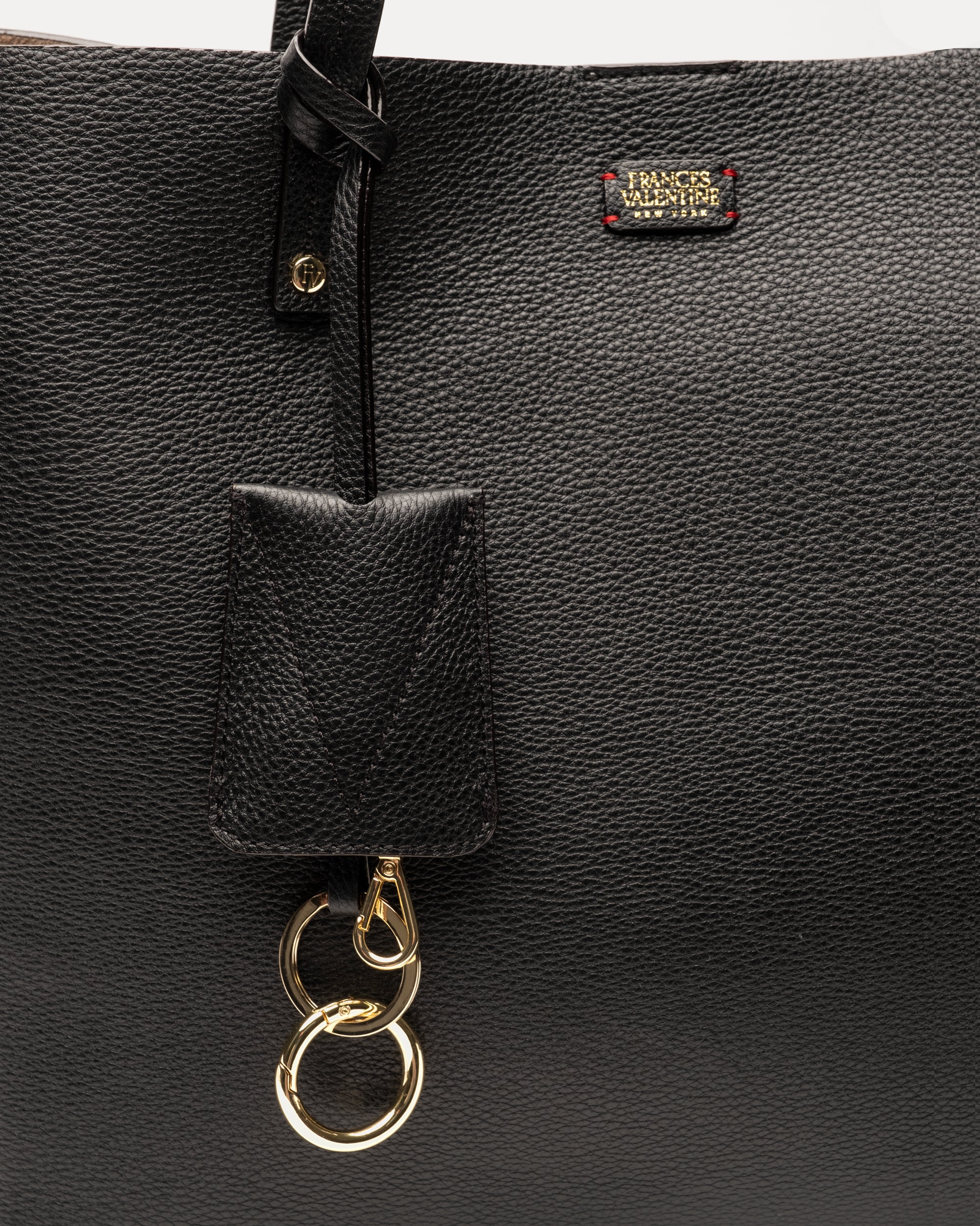 Trixie Tote Tumbled Leather Black