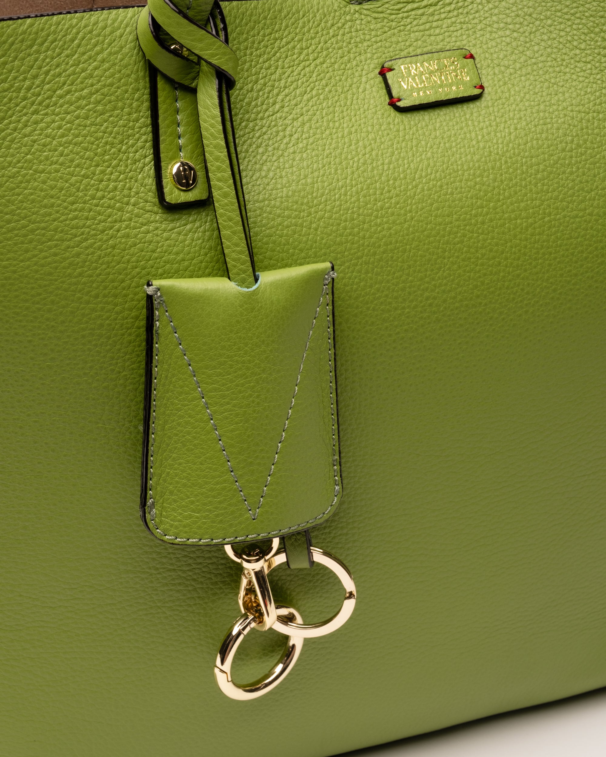 Trixie Tote Tumbled Leather Moss Green