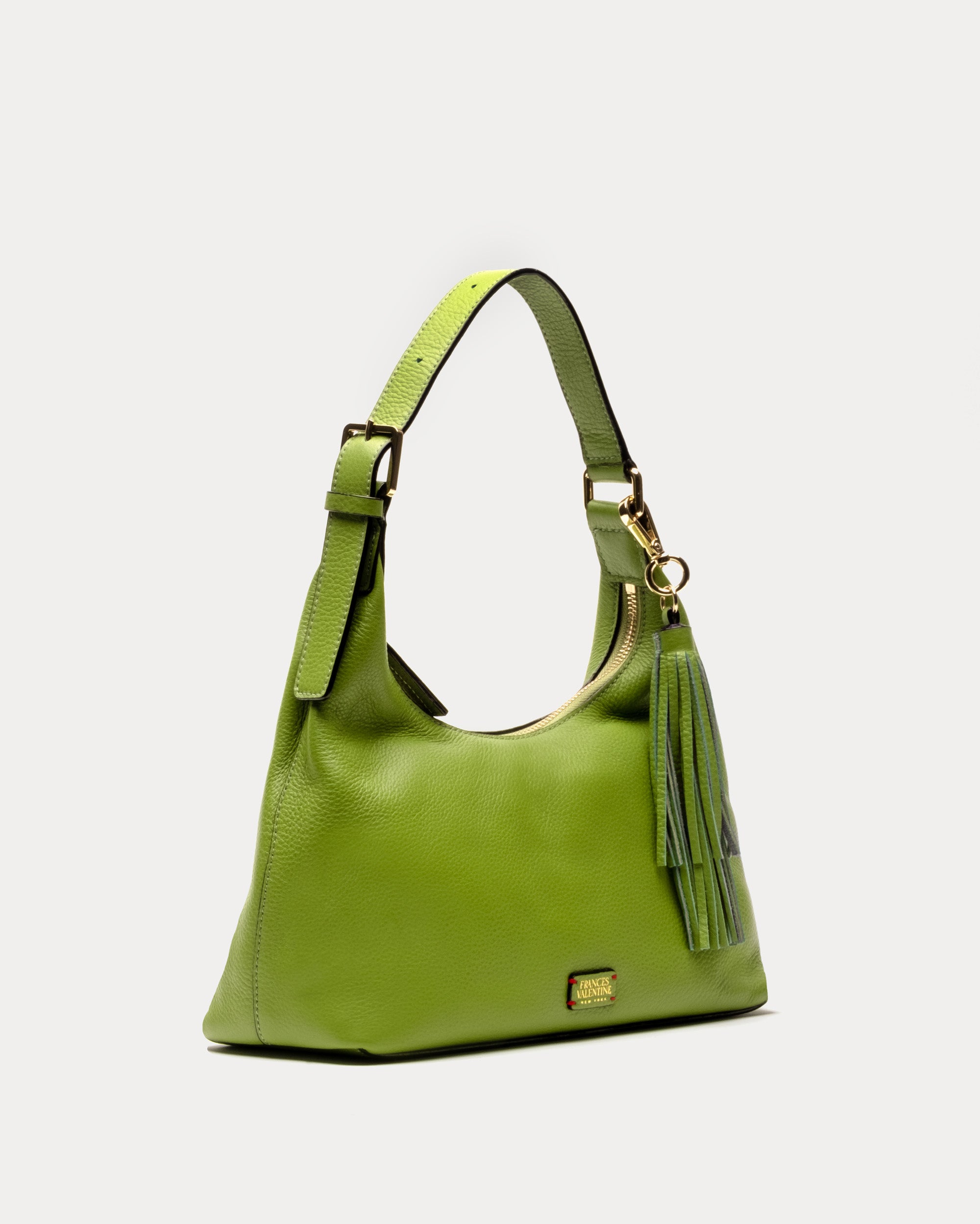 Margo Tote Tumbled Leather Canary – Frances Valentine