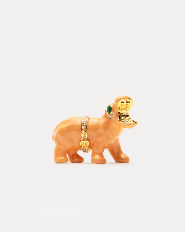 Hippo Brooch - Frances Valentine