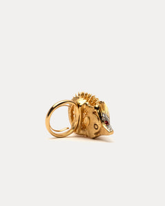 Hedgehog Ring Gold - Frances Valentine