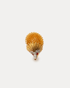 Hedgehog Ring Gold - Frances Valentine