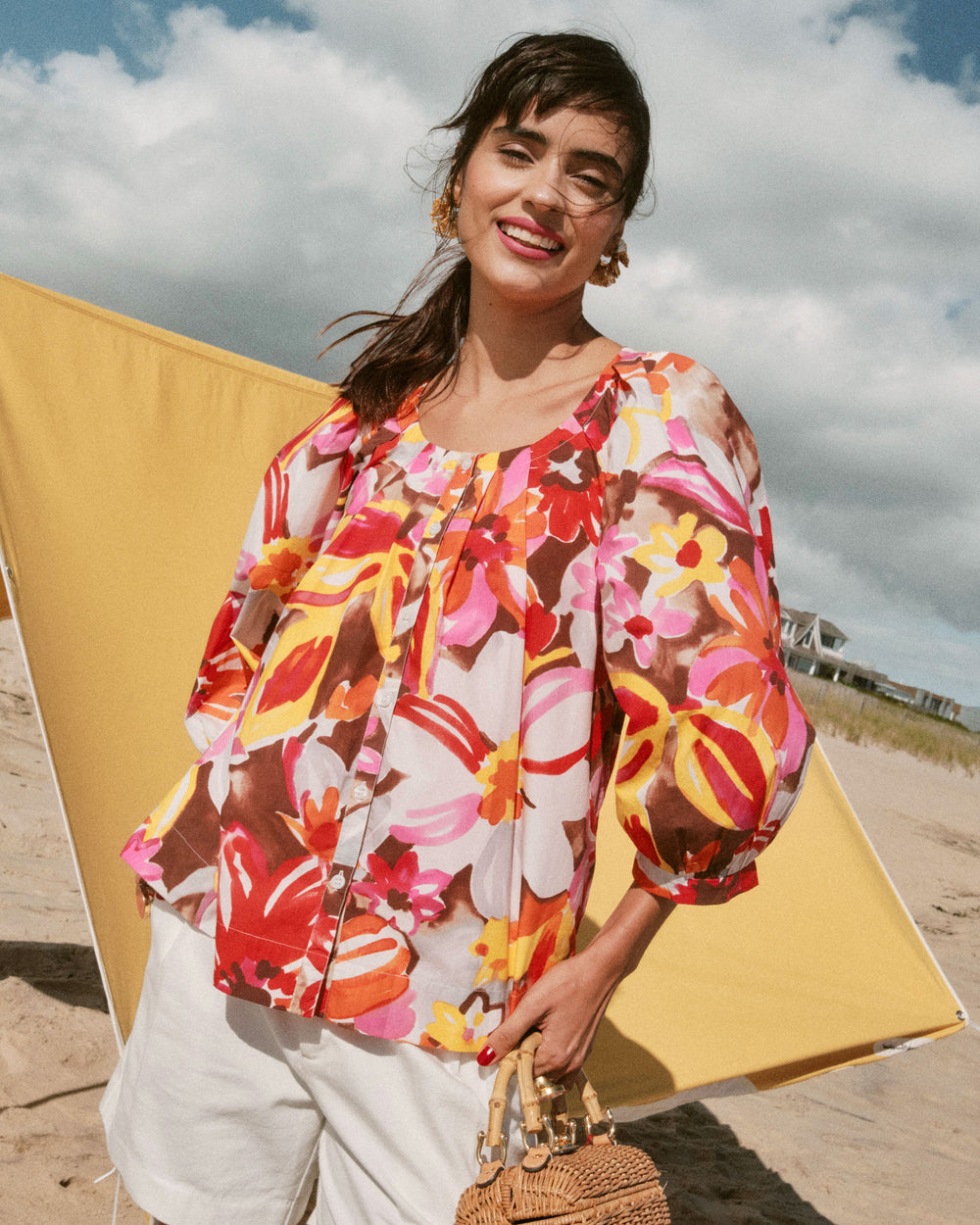 Zoe Top - Sun Floral - Frances Valentine