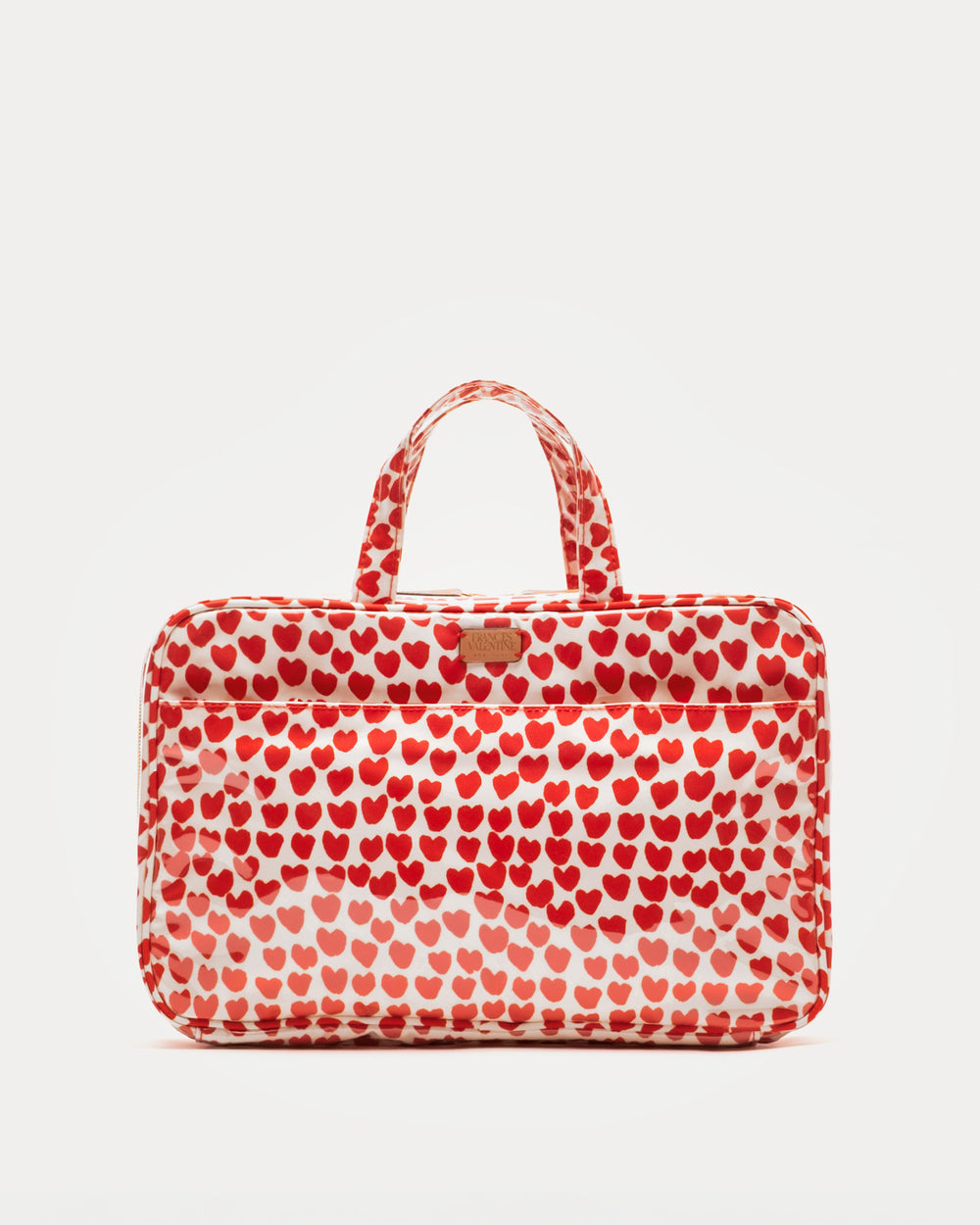 Hanging Travel Cosmetic Baby Hearts Oyster/Red OS Frances Valentine