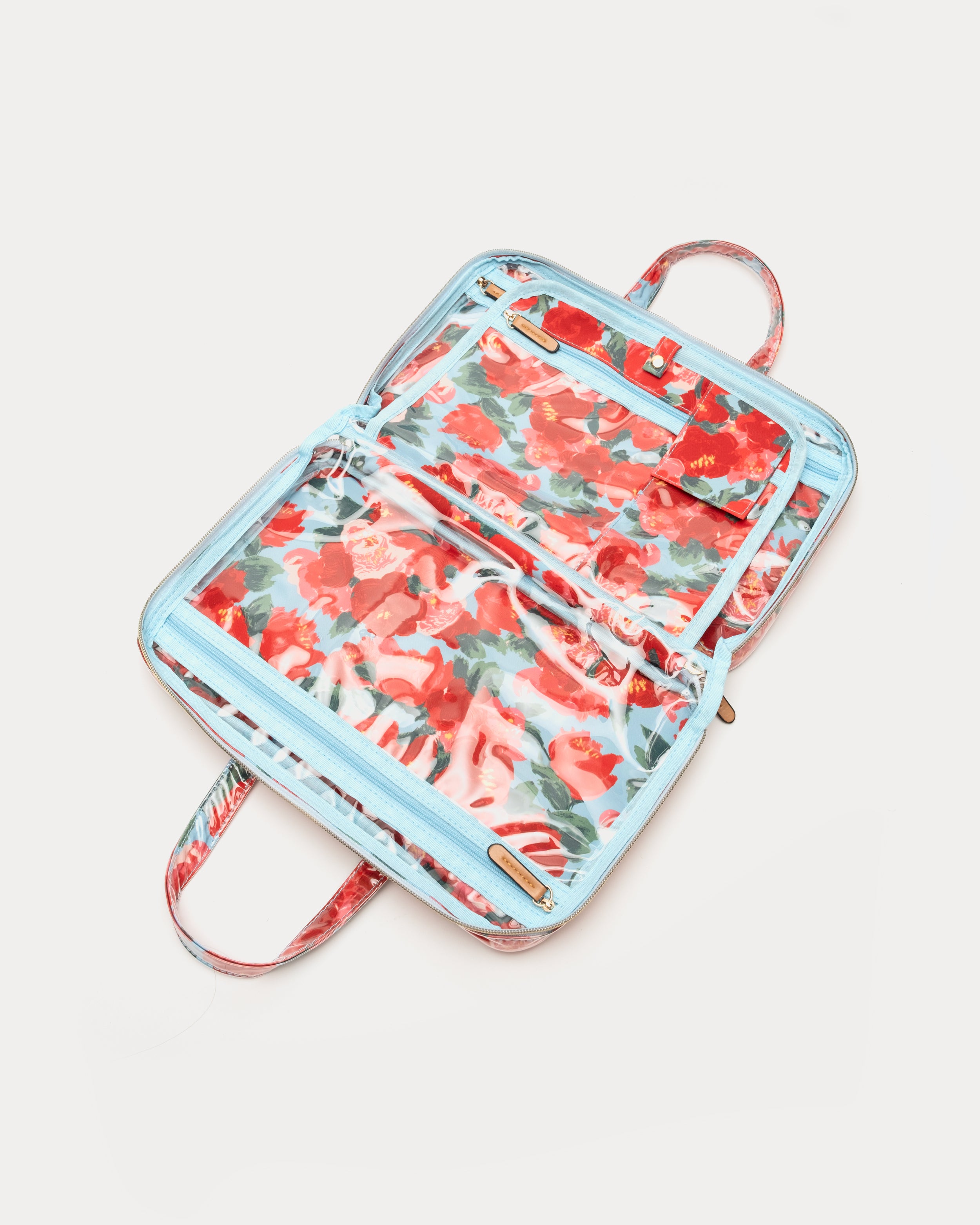 Frances Valentine Hanging Travel Cosmetic Case Peony