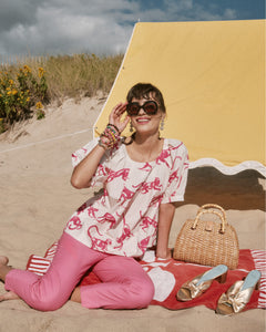 Zonda Top Pink Monkey - Frances Valentine