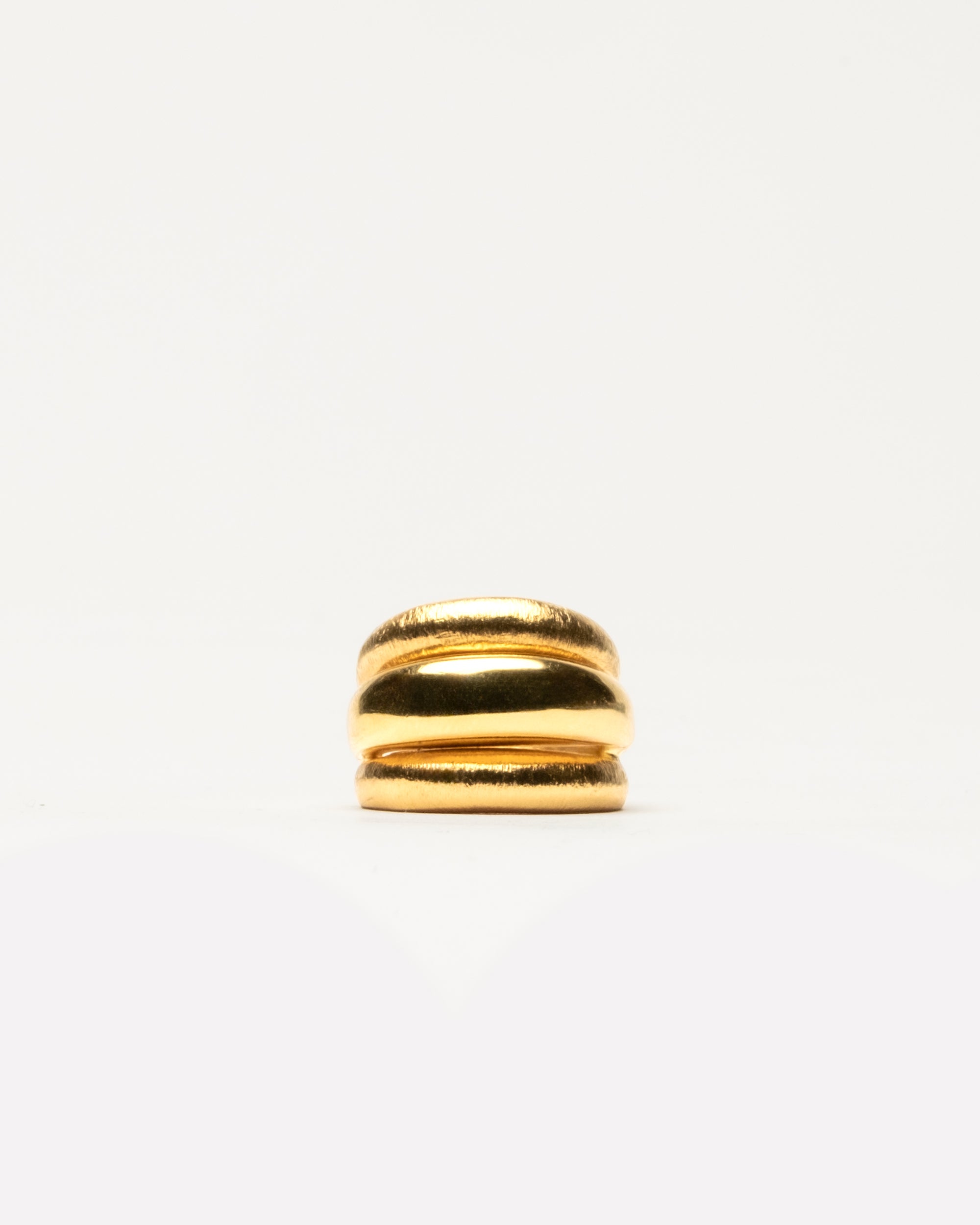 Triple Band Ring Gold