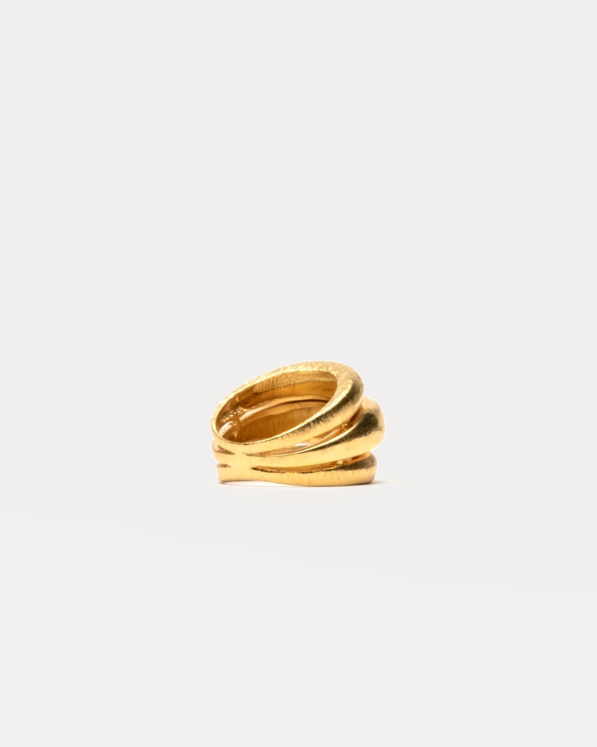 Triple Band Ring Gold