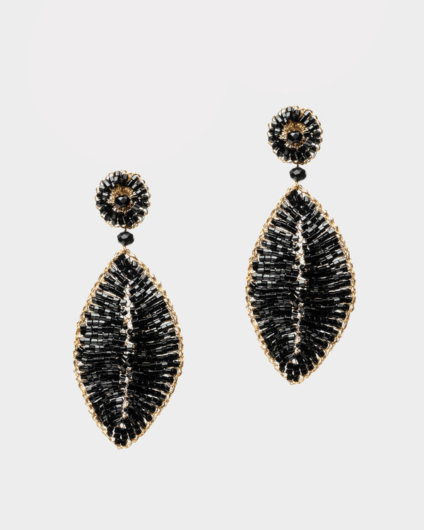 Crochet Leaf Earrings - Frances Valentine