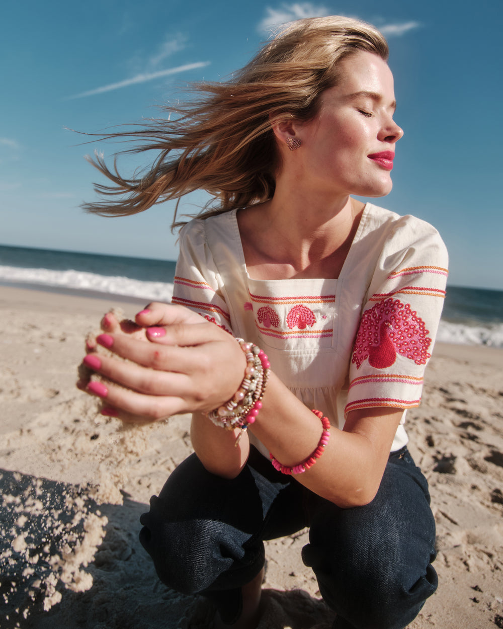 Picnic Top - Peacock Oyster