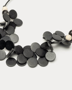 Cluster Athena Necklace Black - Frances Valentine