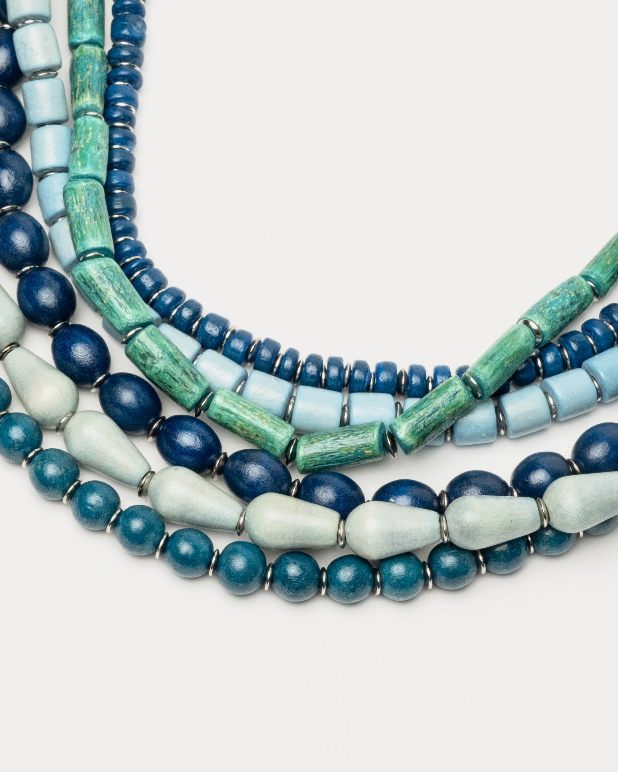 Simone Necklace Blue Multi