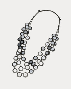 Iridescent Arabella Necklace Black - Frances Valentine