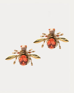 Firefly Beaded Earrings Beaded Rose - Frances Valentine