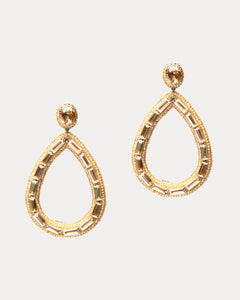 Genesis Beaded Earrings Gold - Frances Valentine